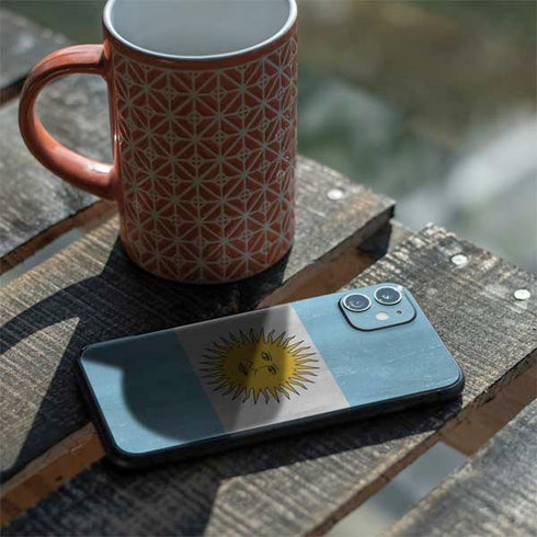 Argentina Flag Distressed iPhone 11 Skin